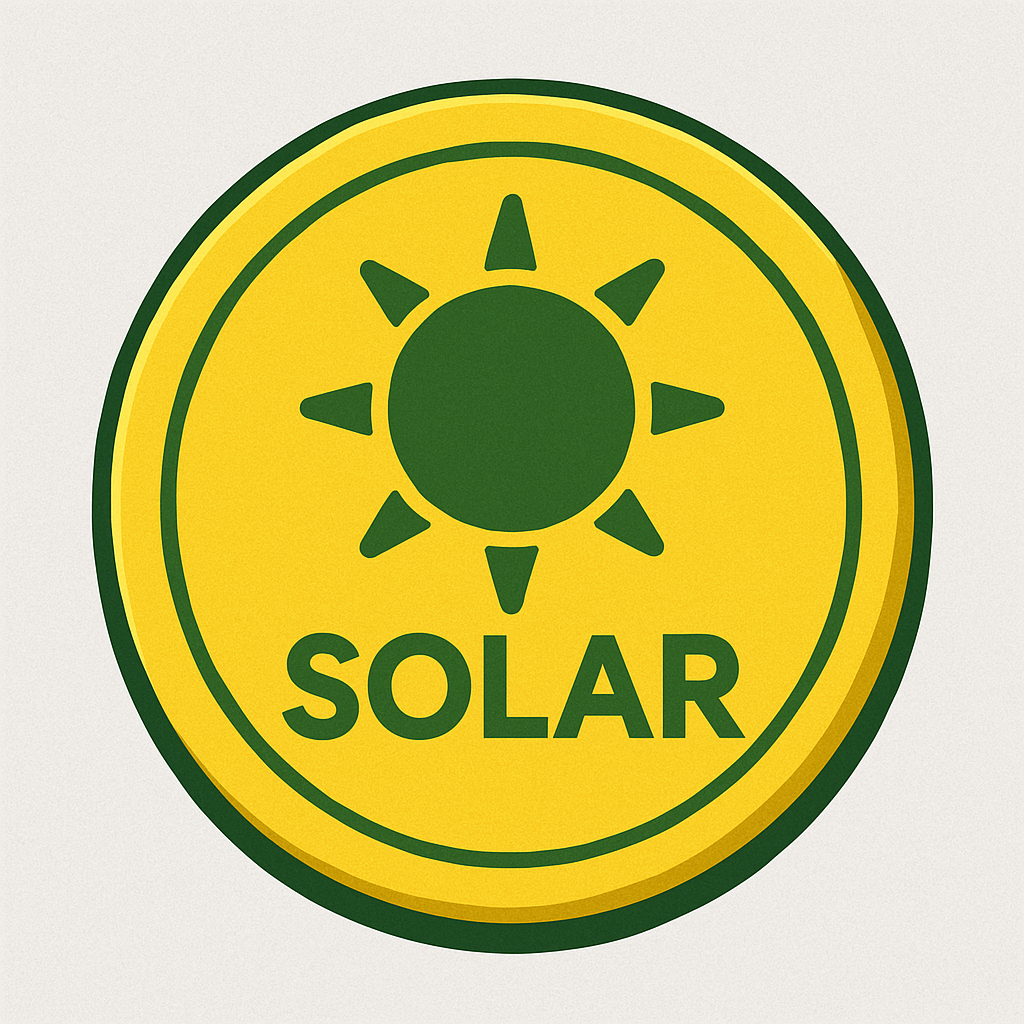 Solar Coin Physical Token